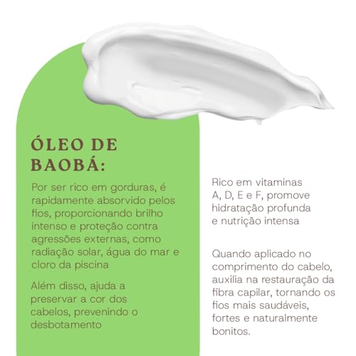 Ápice Shampoo África Baobá Restaurador | Limpeza Suave e Hidratação para Cabelos Cacheados e Ondulados | 1000ml