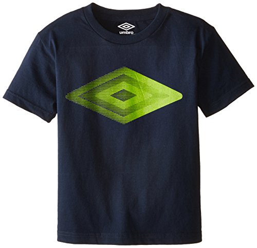 Umbro big boys  velocity graphic tee, navy, medium