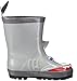 Kidorable Shark Natural Rubber Grey Rain Boots w/Fun Shark Tail Pull On Heel Tab