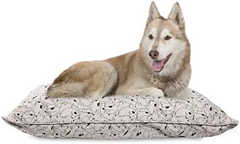 fringe orthopedic dog bed large