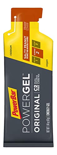 PowerBar PowerGel Original | 41g Pouch x 24 Gels | Endurance Energy C2MAX for Exercise, Salty Peanut - Thumbnail 4