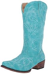 Roper Womens Riley Boot, Blue, 8