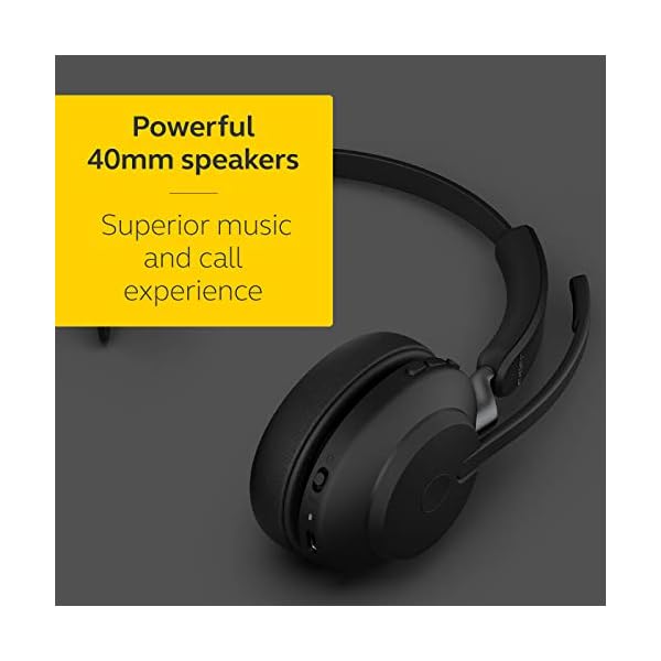 Jabra-Evolve2-65-Wireless-PC-Headset-with-Charging-Stand--Noise-Cancelling-Microsoft-Teams-Certified-Mono-Headphones-With-Long-Lasting-Battery--USB-A-Bluetooth-Adapter--Black Jabra Evolve2 65 Wireless PC Headset with Charging Stand – Noise Cancelling Microsoft Teams Certified Mono Headphones…