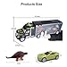 Tuptoel Dinosaur Toys, 12PCS Transport Car Carrier Dinosaur Truck Toys Set, Includes 6 Dinosaurs Toys & 6 Off-Road Car Toys, Preschool Educational Gift for Boys/Girls/Kids/Toddlers