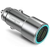 Fast USB Car Charger Adapter, Guoguo Quick Charge 3.0 36W 4.8A Pure Copper Car Charger for iPhone,Samsung,LG and More