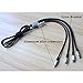 Multi Charger Cable ThinkANT 5FT Nylon Braided Universal 4 in 1 Multiple USB Charging Cord Adapter with 8Pin Plug x2/Type-c/Micro USB Port Connectors for Mobile Phones Tablets and More