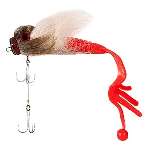Tamkyo 1 Pièces Séries Big Bait Leurre De Pêche Rat De Résine De Souris Leurre Brochet Eau Fraiche Eau Salée Leurres De Pêche à La Mouche Avec Crochets Doubles,jaune
