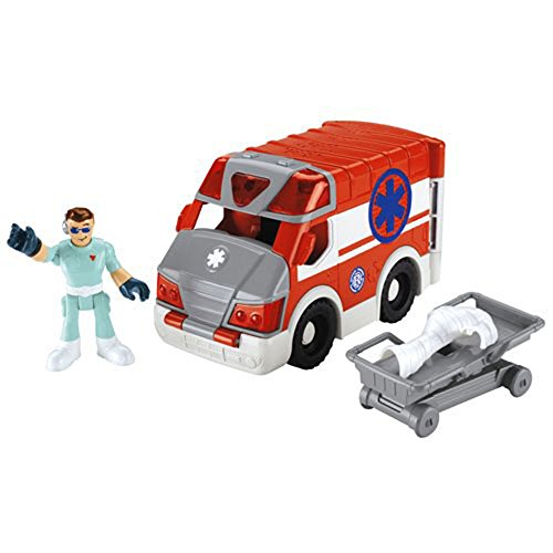 Imaginext Matt Medic and Ambulance Rescue Heroes Playset