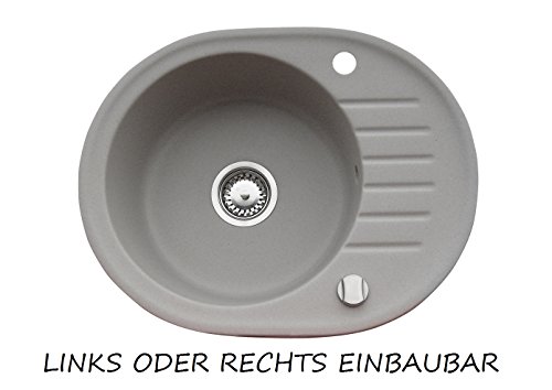 SCHWARZ-GRANITSPLE-EINBAUSPLE-KCHENSPLE-SPLE-SPLBECKEN-OVAL-DREHEXCENTER-10-JAHRE-GARANTIE
