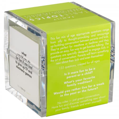 TableTopics Family 135 Conversation Starter Cards for Family Game