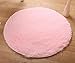 F-F Princess Dream Round Shaggy Area Rugs and Carpet Super Soft Bedroom Carpet with a Heart Rug,for Kids Play,Round 47.2