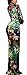Sexycherry Women Deep V Collar Long Sleeves Sexy Flower Print Maxi Stretch Bodycon Party Dress (XX-Large, Flower)