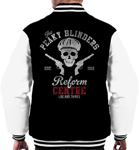 GOERTPO The Peaky Blinders Reform Centre Men's Varsity Jacket