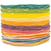 Pura Vida Summer Daze Friendship Bracelet 10-Pack – Handcrafted, Waterproof & Adjustable Boho String Bracelets – Vibrant, Stackable & Trendy Beach Accessories for Women