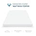 PharMeDoc Memory Foam Mattress Topper - 2 Inch Thick Bed Topper