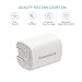 Tranesca Dual USB Travel Wall Charger with foldable plug for iPhone SE/6/6s,iPhone 5s/5, iPad Air / Pro / mini and More ( UL and FCC certified- 100% truly marked)-White