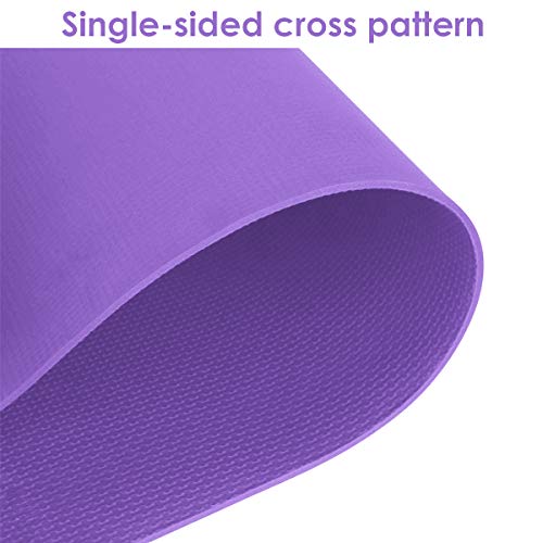 SANON-Yoga-Mat-Exercise-Mat-for-Home-Thick-Non-Slip-Pro-EVA-Fitness-Pad-Meditation-Accessory-Tool-for-Gymnastic-Yoga-Pilates-Gym-Fitness-Workout173x60x04cm