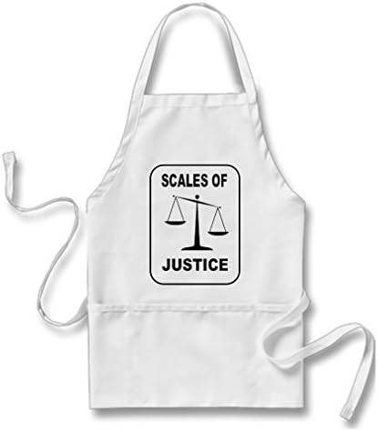 VetiVer Aprons The Scales Of Justice Weighing Up A Case Of Law And Order Plain Aprons