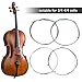 Cello Strings A-D-G-C Cello Steel Wire String for Full Size 4/4-3/4 Cello Replacement with Colorful Coatingsthumb 3