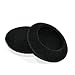 Synsen 5 Pairs 50mm(2inch) Quality Replacement Ear Pad Foam Earbud Sponge Cover Cushions for Sennheiser PX100 / Sony MDR-G57 / Philips/Plantronics & Other Headphones (50mm, Black)