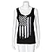 BCDshop Clearance!Women Fashion American Flag Print Casual Sleeveless Tank Top Shirts Blouse