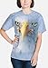 The Mountain Eagle Face Adult T-Shirt, Blue, 2XL