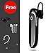 Bluetooth Headset, 60 Days’ Standby, 32h talk, 28h music, Latest Bluetooth 4.2 Wireless Earbuds w/ Mic, IPX7 Waterproof earphones, Bass headphones, Noise Cancelling, for Office/Driving