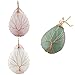 SUNYIK Rose Quartz Green Aventurine Opalite Tree of Life Pendant Necklace,Pack of 3