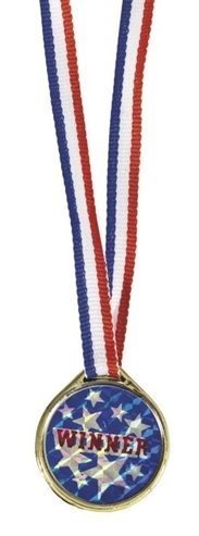 toycoGold Winner Laser Medals 1-Pack of 12