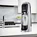 SodaStream Jet Sparkling Water Maker Bundle Kit, with 130 Liter CO2 Cylinder, Carbonating Bottles, and Fruit Drops