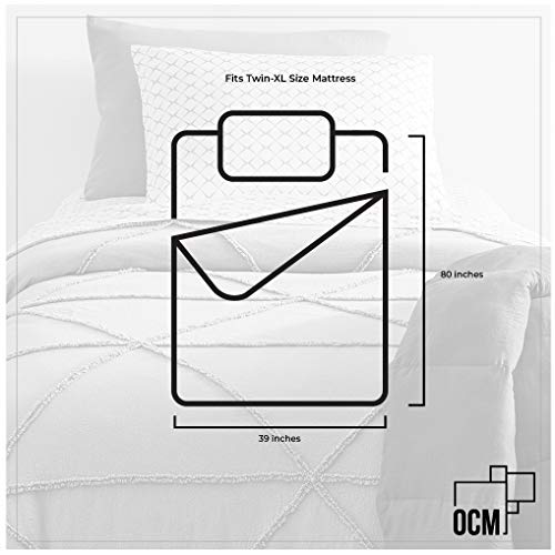 OCM College Dorm Room 24Piece Complete Campus Pak Twin XL Bedding
