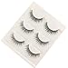 NewKelly 1 Box Luxury 3D False Lashes Fluffy Strip Eyelashes Long Natural Party