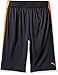 PUMA Big Boys' Performance Poly Short, Coal Stripe, Large (14/16)