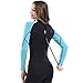 Dark Lightning 3/2mm Wetsuit Women, Women's Wetsuit Long Sleeve Full Suit Premium Neoprene Womens Suit Scuba Diving/Surf/Canoe, Jumpersuit (Size6/S)