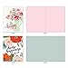 The Best Card Company - 10 Assorted Blank All Occasion Notecards Box Set 4 x 5.12 Inch w/Envelopes Inspiration Bulk Variety Pack, Men, Women (10 Designs, 1 Each) Elephant, Optimisms M6631OCB