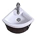 Myrtle Corner Wall Mount Vanity Sink 16.5
