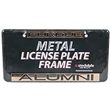 Purdue Boilermakers Metal Alumni Inlaid Acrylic License Plate Frame