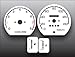 1986-1988 Suzuki Samurai Tach METRIC KPH KMH White Face Gauges