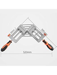 SAND MINE Pinza esquinera de liberación rápida de 90 grados para soldadura, trabajo de madera, marco de fotos (gris)