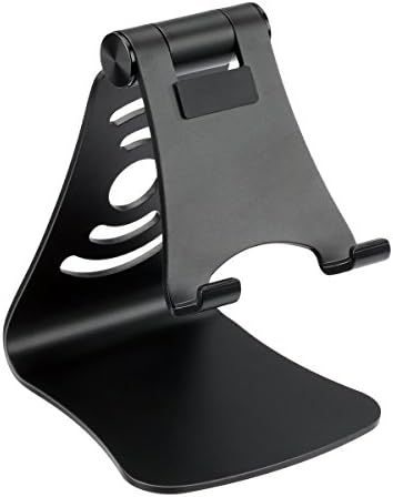Excelvan Cell Phone Stand, iPhone Dock Universal iPhone Stand, Cradle, Holder, Dock for iPhone X 8 7 6 6s plus 5 5s 4 4s, Nintendo Switch, HUAWEI, Samsung , Accessories, Desk, Smart Phones,black