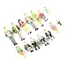 Iceyon 20pcs G Scale Model People Painted Passenger Figures Train Architectural Diorama Miniature Scenery Layout (Mixed Poses 1:25)