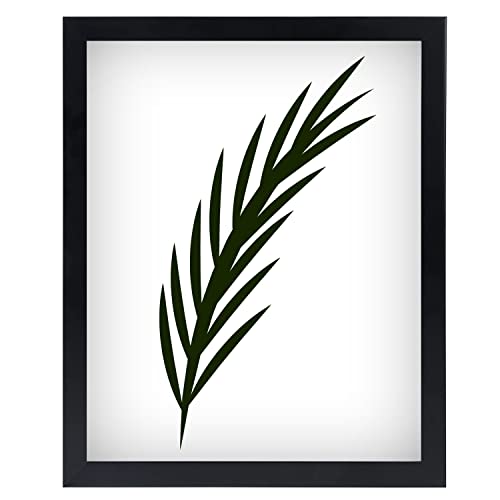NAOKBOEE 8.5x11 Picture Frame in Black, Photo