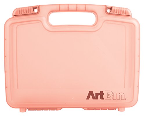 ArtBin 12 Inch Quick View Carrying Case-deep Base - Coral Plastic Art/ Craft Storage, 6977AG