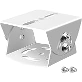 FINXRoll CCTV Security Camera Universal Pole Mounting Mount Bracket Adapter for PTZ Dome Surveillance Camera (2D Bracket UP&amp;Down)