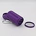 Honoro Portable Ashtray with Lid for Outdoor,ABS Smokeless Windproof Cigarettes Ashtray with Keychain,Purple