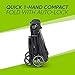 Baby Jogger City Tour LUX Stroller | Compact Travel Stroller | Lightweight Baby Stroller with Backpack-Style Carry Bag, Perfect for Travel, Granite