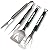 Sportula Spirit Series 3 Piece Barbeque Set, NCAA Alabama Crimson Tide