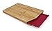 Neoflam Bamboo Cutting Board with Tray, Red