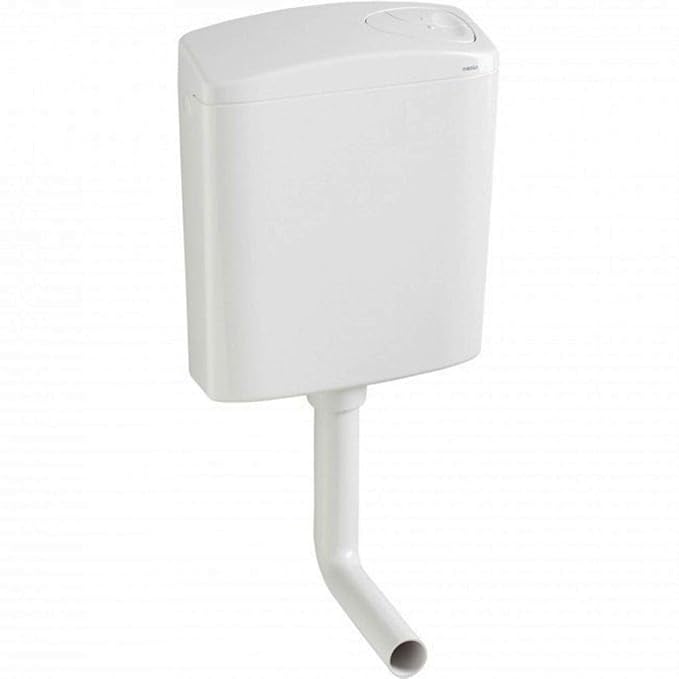 WISA Aufputzspülkasten WISA AP-Spülkasten 336 DF weiß tiefhängend Zweimengentechnik