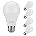 Glen Mila 100W Equivalent LED Light Bulbs, A19 Type (11W) 6000K Daylight Bulbs E26 Medium (Edison) Screw Base 1100 Lumen General Purpose for Home Lighting, Non- Dimmable ( 4 Pack )